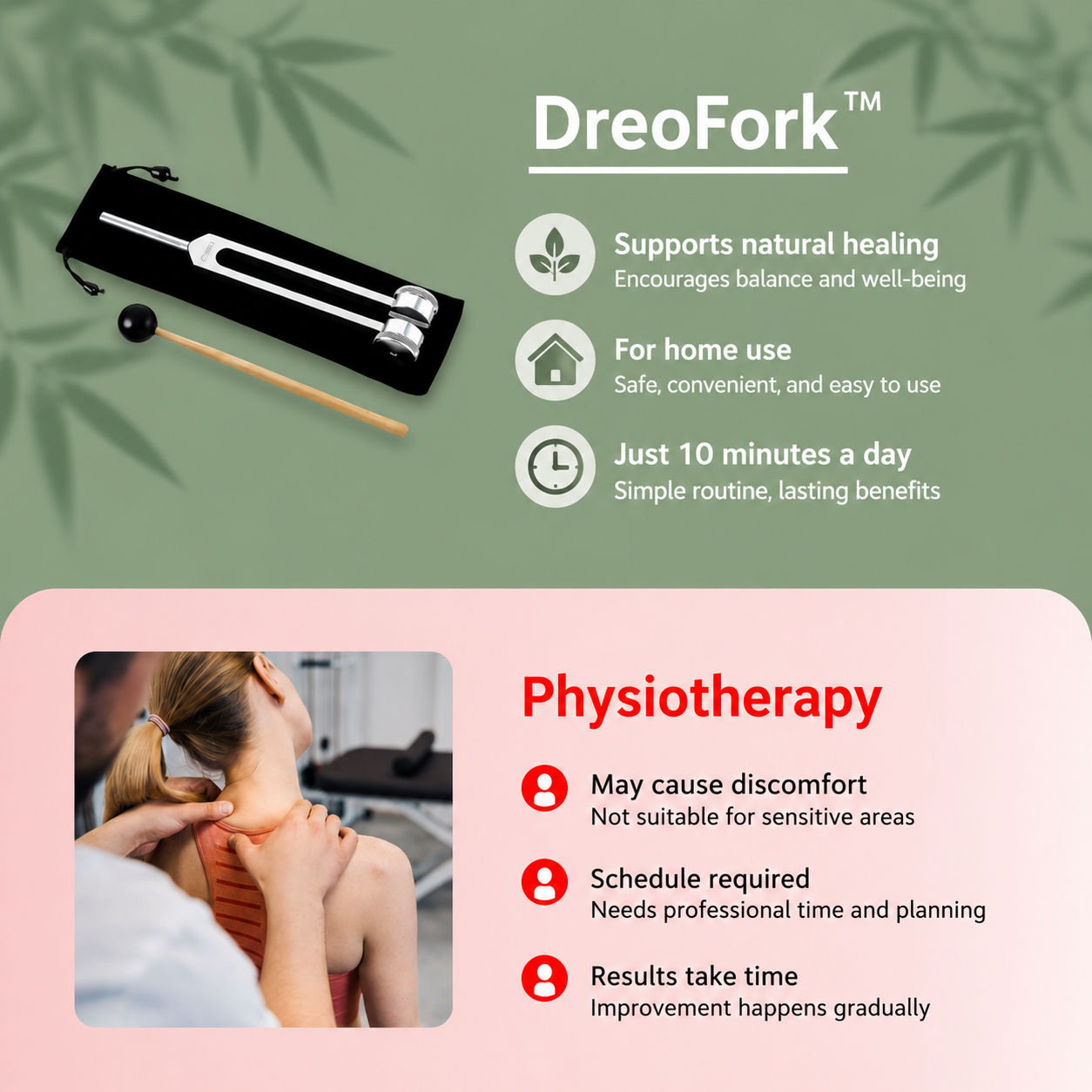 DreoFork™ | Natural 128Hz Sound Therapy Tool