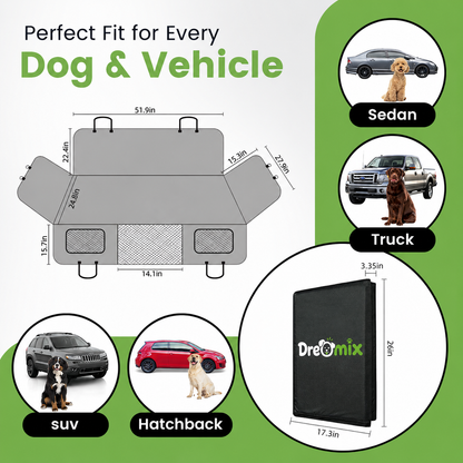 DreoRoam 2.0™ - Hard Bottom Dog Car Seat Protector