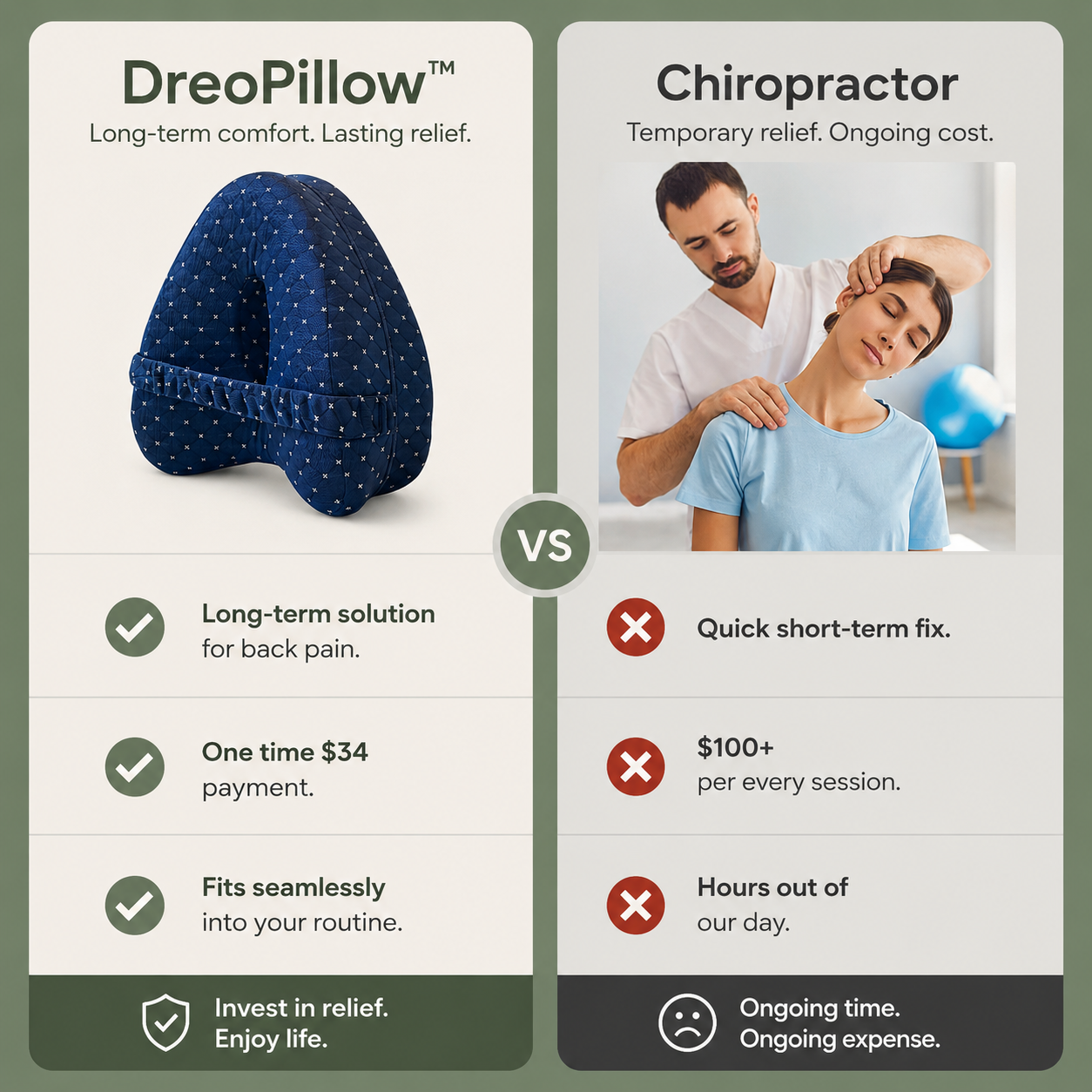 DreoPillow™ Alignment