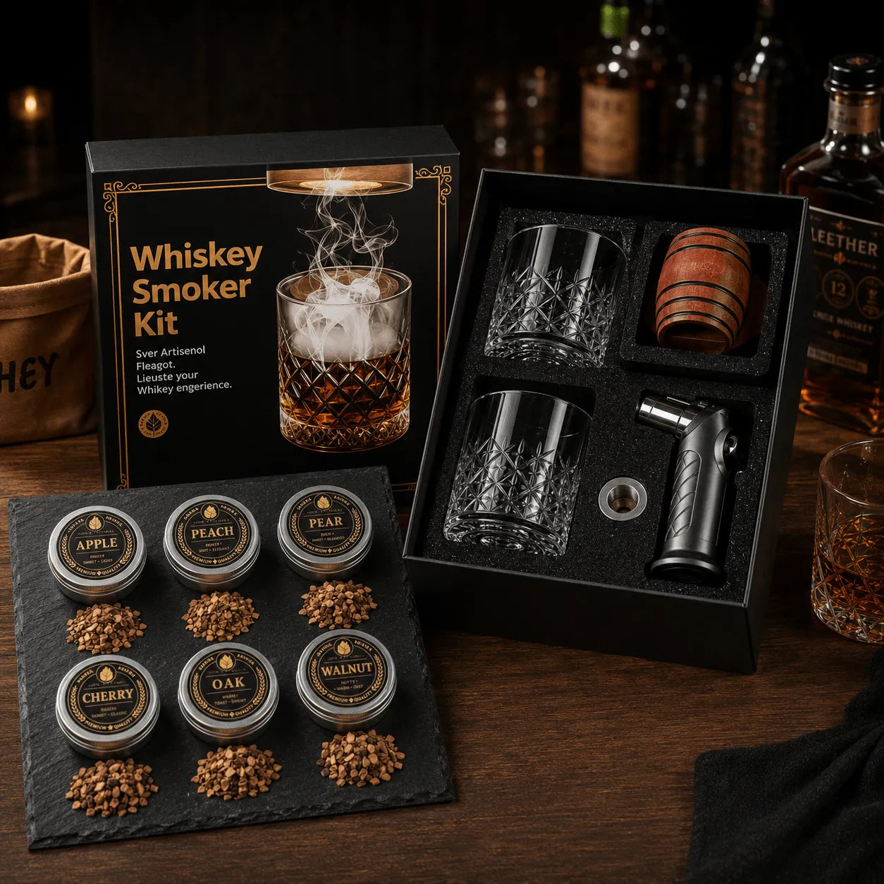 DREOMIX™ Whiskey Smoker Gift Set