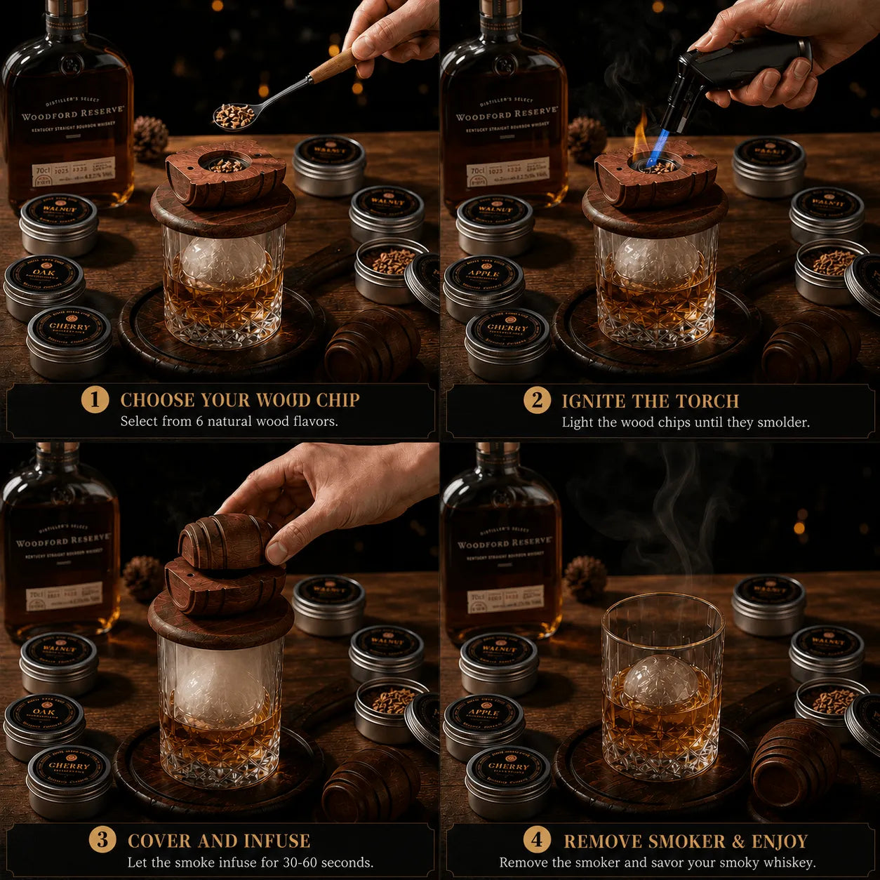 DREOMIX™ Whiskey Smoker Gift Set