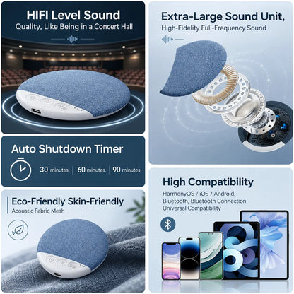 Dreomix PillowWave™ Pro – Ultra-Thin Bluetooth Pillow Speaker