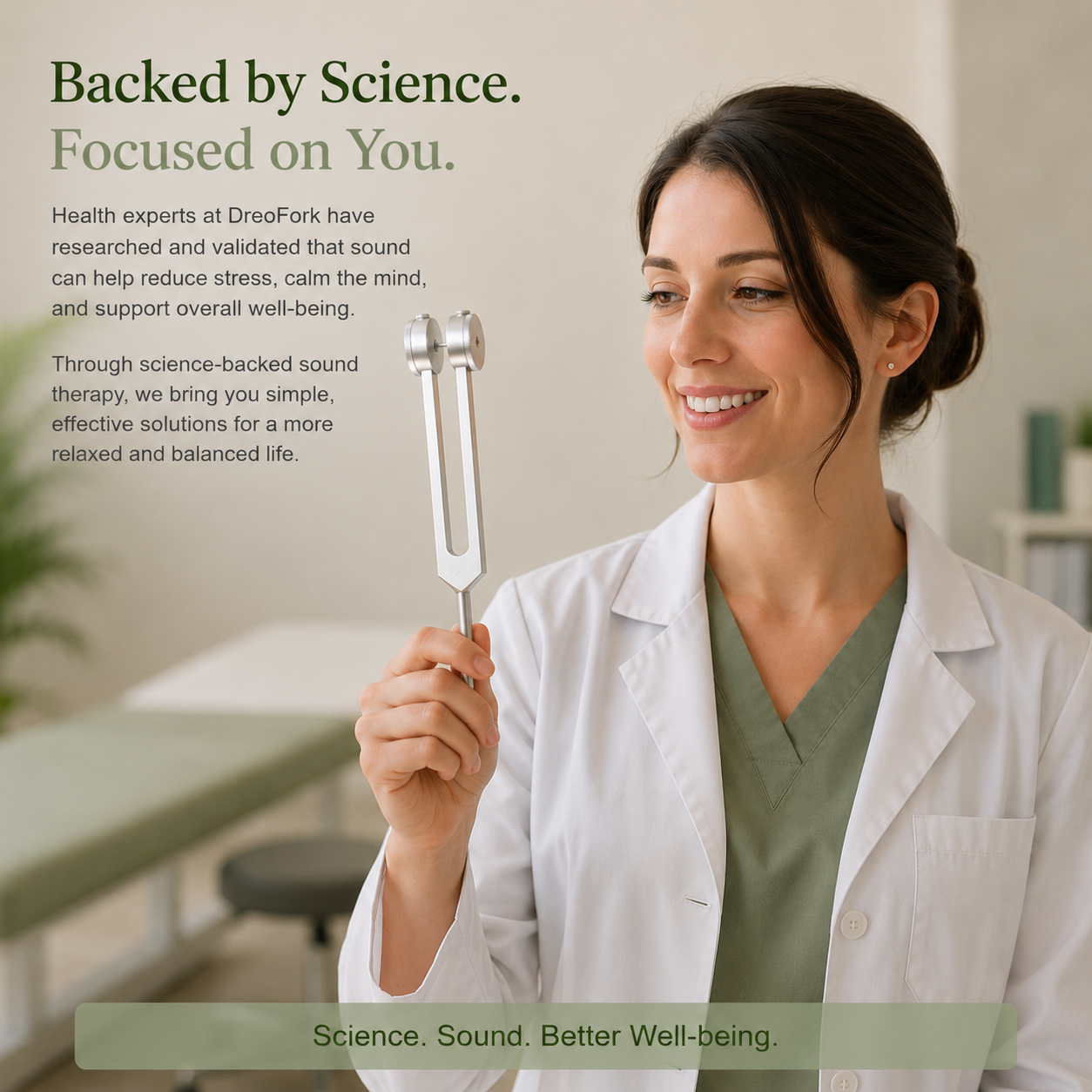 DreoFork™ | Natural 128Hz Sound Therapy Tool